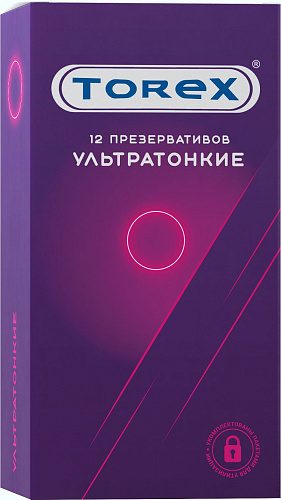 Презервативы Torex «Ультратонкие» 2299 (12 шт)