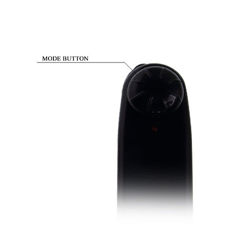 Загнутый вибратор телесного цвета Baile BW-008070A-1002 (23,6 см)