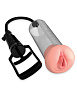 Прозрачная вакуумная помпа Pipedream PUMPWORX FANTA FLESH PUSSY PUMP PD3289-00