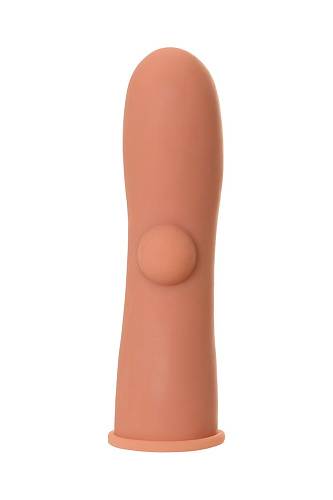 Насадка на фаллос телесного цвета с имитацией пирсинга KOKOS Extreme Sleeve 001 ES.001-M (14,7 см)