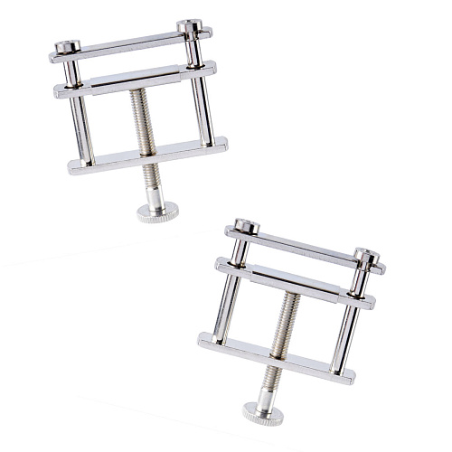 Серебристые зажимы для сосков Pipedream Nipple Vises PD3887-26