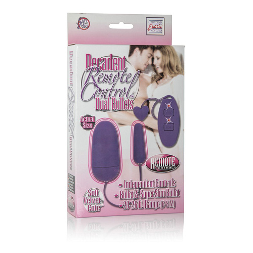 Радиоуправляемый фиолетовый массажёр California Exotic Novelties Decadent SE-0079-14-3