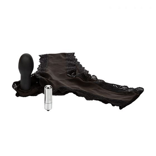 Чёрные вибротрусики California Exotic Novelties Love Rider Self Pleasurizer SE-1497-90-3