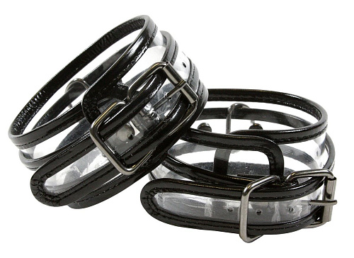 Прозрачные оковы с карабином Bare Bondage NS Novelties NSN-1210-41