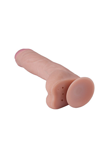 Телесный фаллоимитатор на присоске LOVETOY (А-Полимер) F LINE 583103 (25 см)