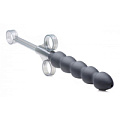 Чёрный шприц-аппликатор для введения лубриканта XR Brands Silicone Links Lube Launcher AG119
