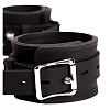 Чёрные силиконовые наручи Pornhub Silicone Wrist Buckles 94872