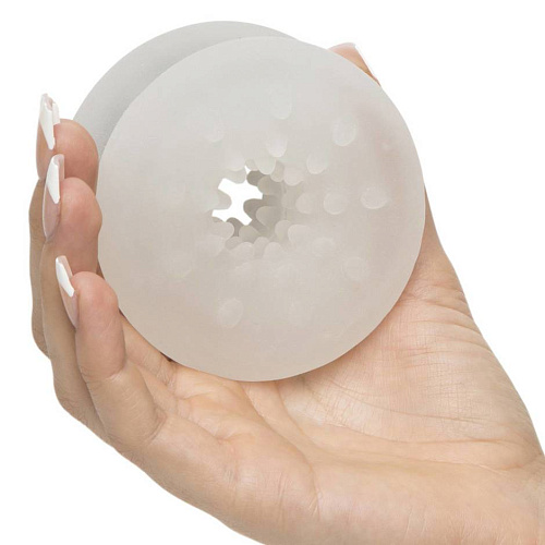 Прозрачный мастурбатор с шишечками BlowYo BlowYo Intense Ticklers Textured Blowjob Stroker 69246