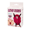 Нежный лиловый вибростимулятор для клитора на ремешках Baile Love Rider BI-014153
