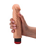 Гелевый вибратор телесного цвета с чётко прорисованной головкой LOVETOY (А-Полимер) 117400 (18,5 см)