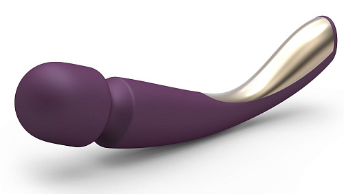 Профессиональный массажёр фиолетового цвета Lelo Smart Wand Medium Plum LEL8302