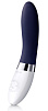 Тёмно-синий перезаряжаемый вибратор Lelo Liv 2 Blue LEL7923 (17,4 см)