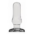 Прозрачный анальный стимулятор обтекаемой формы Shots Media BV Bottom Line Model 4 BTM014GLS (13 см)