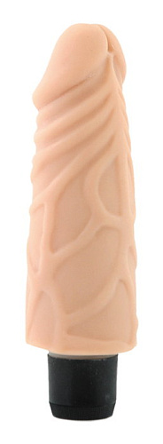 Вибратор-реалистик телесного цвета ToyFa Mr.Baton Soft №8 871008 (13 см)