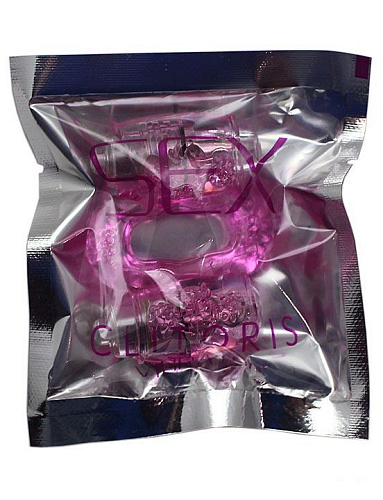 Эрекционное кольцо с 2 виброэлементами Eroticon 31004