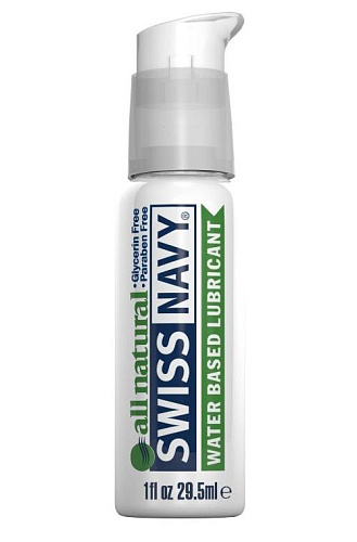 Гипоаллергенный лубрикант Swiss navy All Natural Water Base Lubricant SNAN1 (29,5 мл)