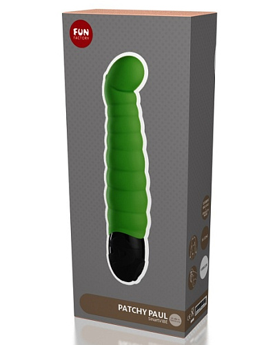 Зелёный вибратор Fun Factory Patchy Paul Smartvibes 03471