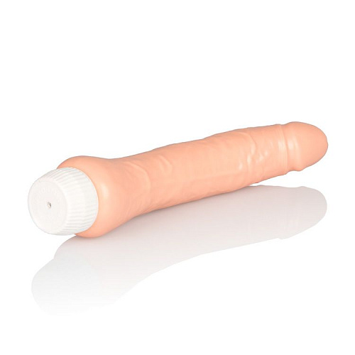 Вибратор телесного цвета California Exotic Novelties Hygienically Superior Vibes Long John LSE-0755-20-2 (22 см)