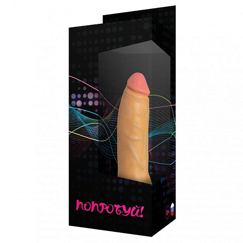 Телесный фаллоимитатор-реалистик с присоской Сумерки богов №4 201-04 BX DD (17 см)