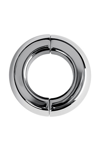 Стальной утяжелитель на мошонку на магнитах ToyFa 717165