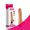Гнущийся вибромассажёр-реалистик телесного цвета Lovetoy FLEXI  LV1011 (23 см)