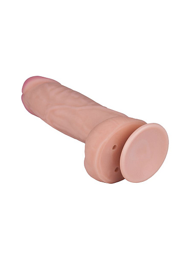 Телесный фаллоимитатор из киберкожи с присоской Сумерки богов №61 3201-61 BX DD (20 см)