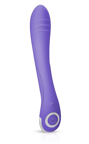 Фиолетовый вибратор для G-стимуляции EDC Wholesale Lici G-Spot Vibrator GVO007 (22,5 см)