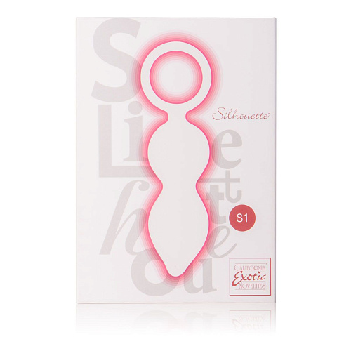 Красный анальный вибромассажёр California Exotic Novelties Silhouette S1 SE-4588-15-3 (9 см)