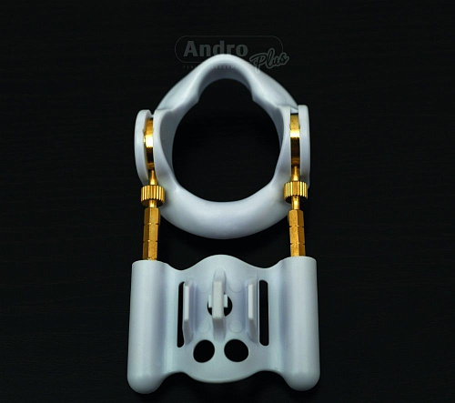 Бело-золотой экстендер для мужчин AndroPlus DP0001