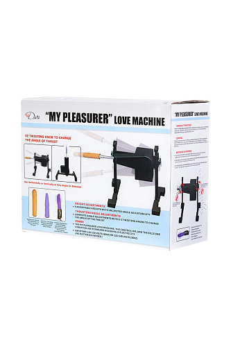 Чёрная секс-машина с фаллической насадкой бежевого цвета MyWorld - DIVA My Pleasure 907203