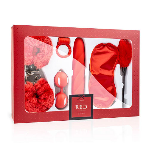 Эротический набор EDC I Love Red Couples Box LBX102