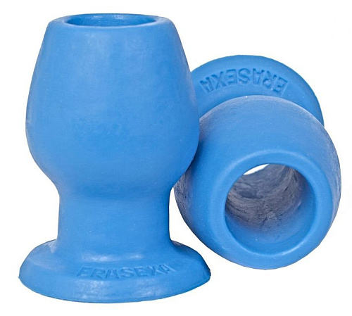 Голубой анальный тоннель с большим отверстием Erasexa zoo57 (10,5 см)