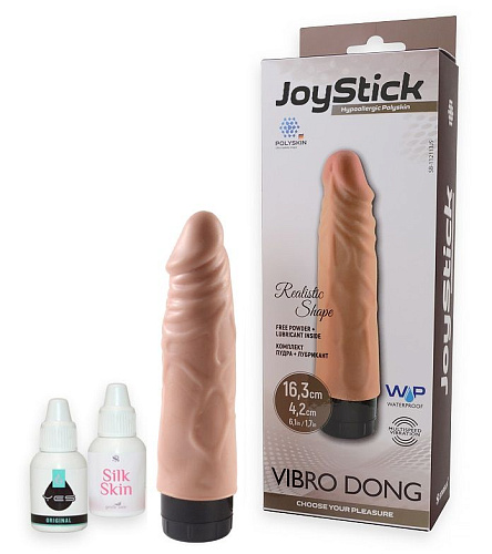 Реалистичный вибратор телесного цвета Sitabella JOYSTICK SB-112113JS (16,3 см)