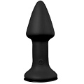 Чёрный конус с вибрацией Dream Toys MENZSTUFF VIBRATING BUTT PLUG 7INCH 21254 (17,8 см)