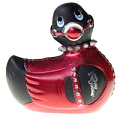 Чёрно-малиновый вибратор-утенок Big Teaze Toys I Rub My Duckie Bondage 10184