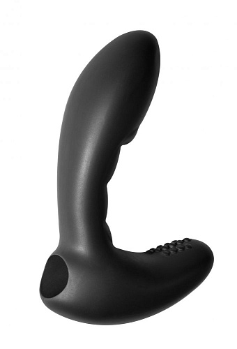 Чёрный стимулятор простаты с вибрацией Lola toys Wonder Touch 4220-01Lola