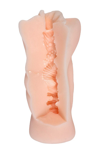 Мастурбатор-вагина телесного цвета Real Real Woman RW72101