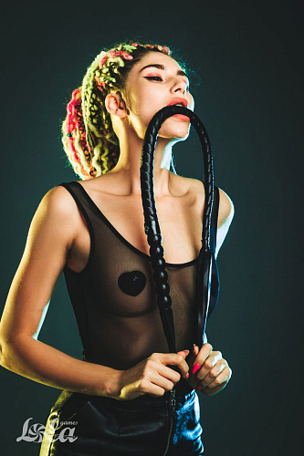 Чёрный кнут Lola toys Bossy 1123-01lola (91 см)