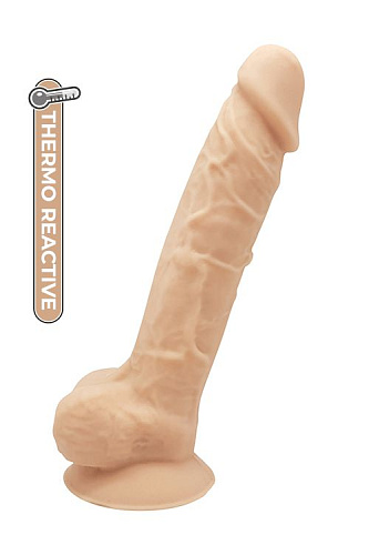 Телесный реалистичный фаллоимитатор Dream Toys DILDO 9INCH FLESH 21560 (22,9 см)