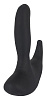 Чёрный вибростимулятор простаты с 8 режимами вибрации и движущимся язычком Orion 0588342