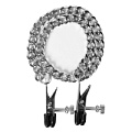 Серебристые регулируемые зажимы на соски с цепочкой Blush Novelties Flat Nipple Screw 520060