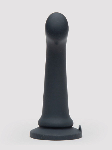 Чёрный фаллоимитатор Fifty Shades of Grey Feel It Baby Silicone G-Spot Dildo FS-80002 (17,8 см)
