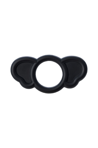 Набор из двух чёрных эрекционных колец 709032