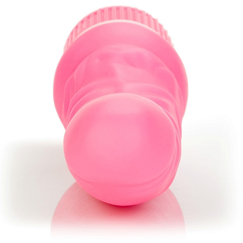 Вибратор розового цвета California Exotic Novelties Spellbound Stud Curved Jacks SE-0839-10-3 (17 см)