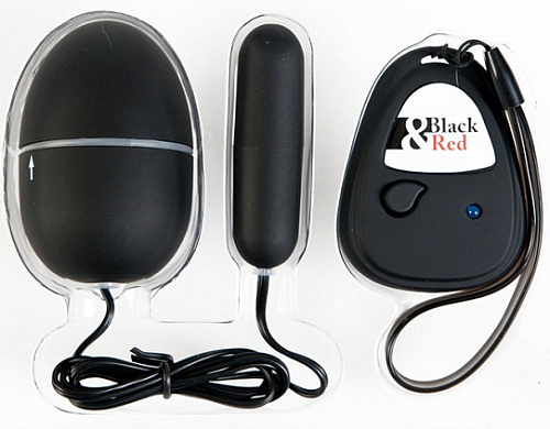 Чёрный вибронабор на дистанционном управлении ToyFa 901014-5