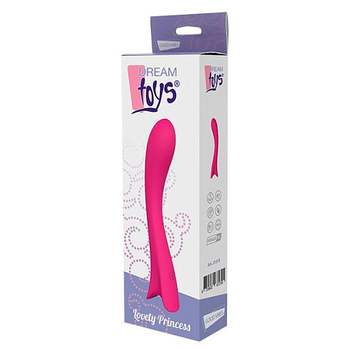 Розовый перезаряжаемый вибратор Dream Toys LOVELY PRINCESS 21373 (15 см)