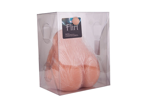 Нежная упругая попка из киберкожи в телесном цвете LOVETOY (А-Полимер) 657401