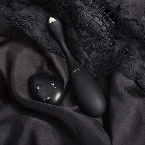 Чёрное яйцо с электростимуляцией с пультом ДУ RestArt JILL RA-346