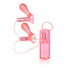 Помпы розового цвета  для груди с вибрацией California Exotic Novelties Nipple Play E-Zone SE-2598-04-3