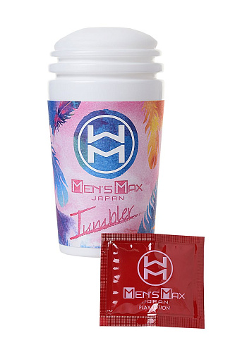 Мастурбатор-стаканчик белого цвета Men sMax Tumbler Spiral MM-24